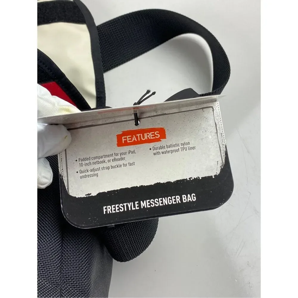 NWT Porsche Timbuk2 Freestyle Messenger Laptop Bag Commuter Crossbody XS Black E - Picture 7 of 13